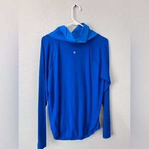 Blue Lululemon sweatshirt